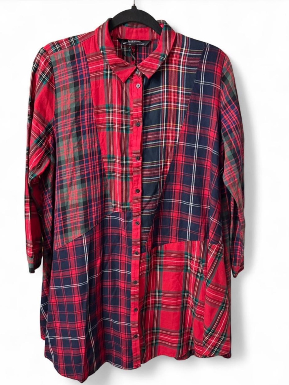 Zara Red Plaid Dress